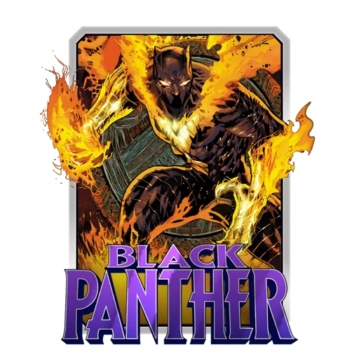 Black Panther Midnight Suns Marvel Snap Card Variant - Marvel Snap