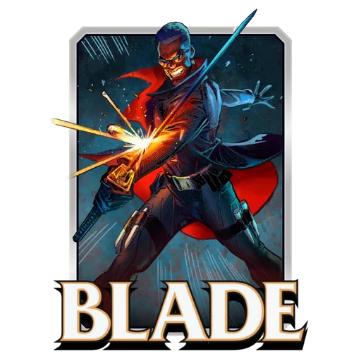 Is it weird that i don't want to upgrade Blade? Looks so clean!! :  r/MarvelSnap