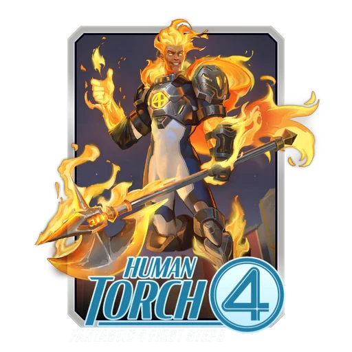 Human Torch First Steps