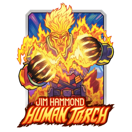 Jim Hammond (Torcia Umana) (Variante Dan Hipp Cyberpunk)