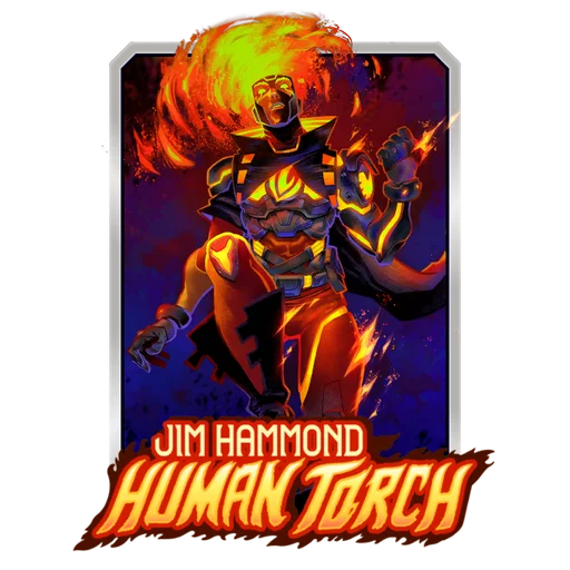 Jim Hammond (Torcia Umana) (Variante Flaviano Cyberpunk)