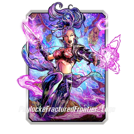 Psylocke Fractured Frontier (Vincenzo Riccardi Variant)