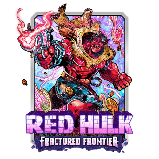 Red Hulk Fractured Frontier (Vincenzo Riccardi Variant)