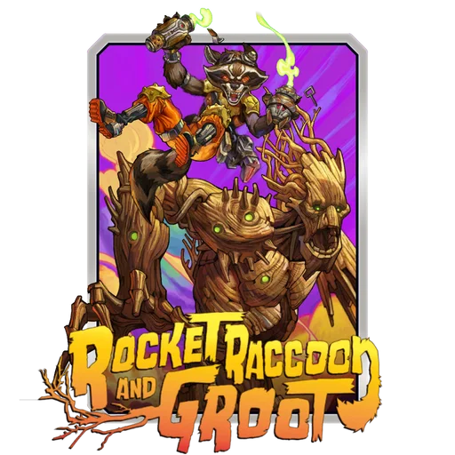 Rocket y Groot (variante Gustavo Pelissari)
