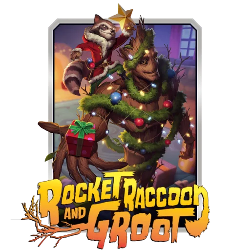 Rocket and Groot (Winter Vacation Variant)