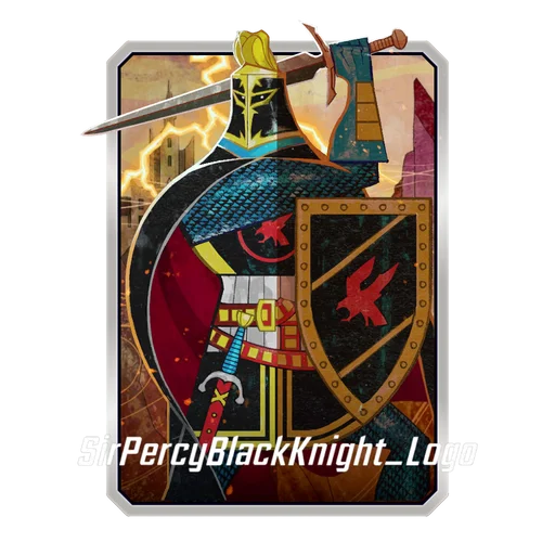 Sir Percy Black Knight (Storybook Variant)