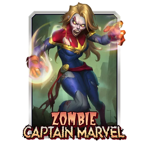 Zombie Captain Marvel (Mooncolony Variant)