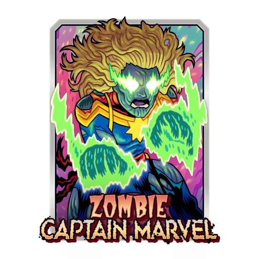Zombie Captain Marvel (Dan Hipp Variant)