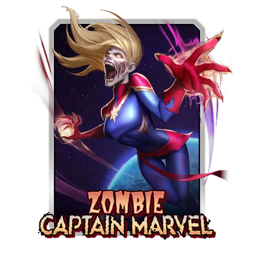 Zombie Captain Marvel (PANDART STUDIO Variant)