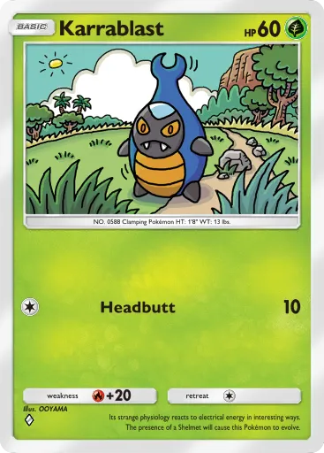 Karrablast - CelestialGuardians - Pokémon Pocket Card