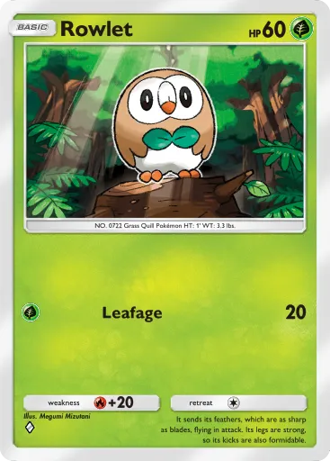 Rowlet - CelestialGuardians - Pokémon Pocket Card