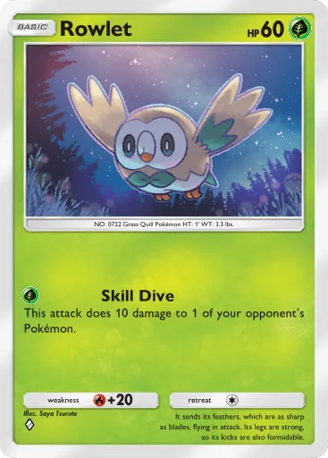 Rowlet - CelestialGuardians - Pokémon Pocket Card