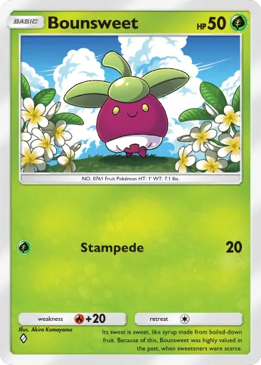 Bounsweet - CelestialGuardians - Pokémon Pocket Card