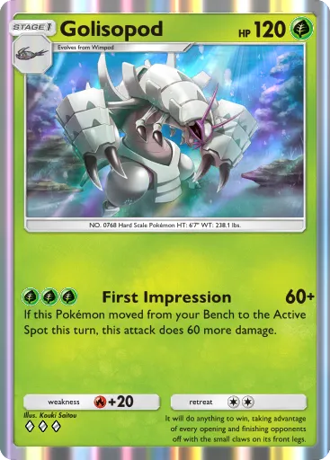 Golisopod - CelestialGuardians - Pokémon Pocket Card