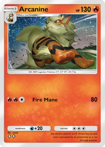 Arcanine - CelestialGuardians - Pokémon Pocket Card