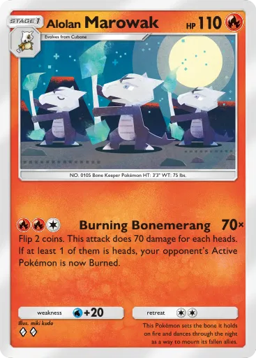 Alolan Marowak - CelestialGuardians - Pokémon Pocket Card