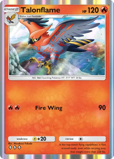 Talonflame - CelestialGuardians - Pokémon Pocket Card