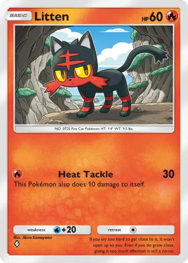 Litten - CelestialGuardians - Pokémon Pocket Card