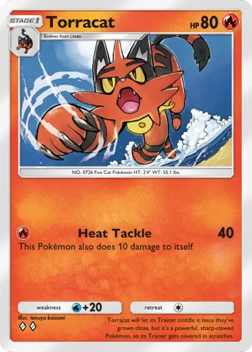 Torracat - CelestialGuardians - Pokémon Pocket Card