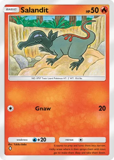 Salandit - CelestialGuardians - Pokémon Pocket Card