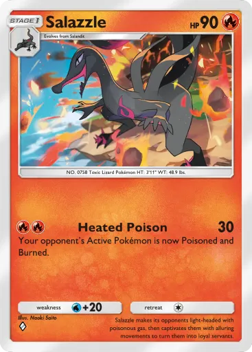 Salazzle - CelestialGuardians - Pokémon Pocket Card