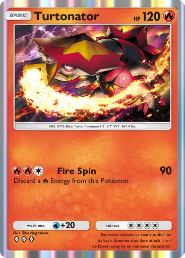 Turtonator - CelestialGuardians - Pokémon Pocket Card