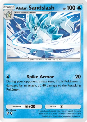 Alolan Sandslash - CelestialGuardians - Pokémon Pocket Card