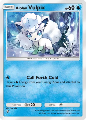 Alolan Vulpix - CelestialGuardians - Pokémon Pocket Card