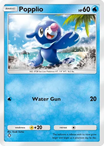 Popplio - CelestialGuardians - Pokémon Pocket Card