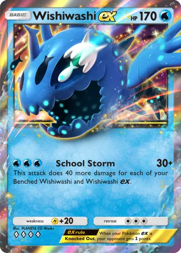 Wishiwashi ex - CelestialGuardians - Pokémon Pocket Card