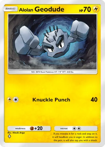 Alolan Geodude - CelestialGuardians - Pokémon Pocket Card