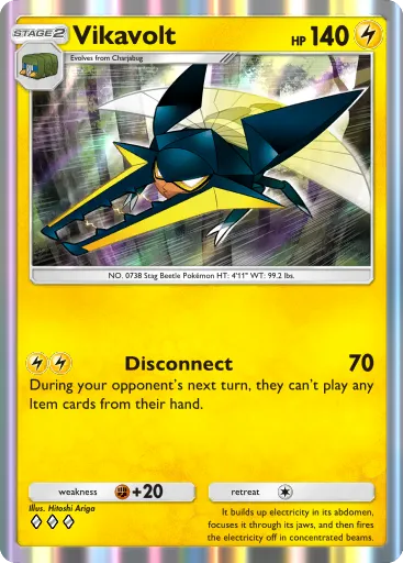 Vikavolt - CelestialGuardians - Pokémon Pocket Card