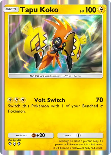 Tapu Koko - CelestialGuardians - Pokémon Pocket Card