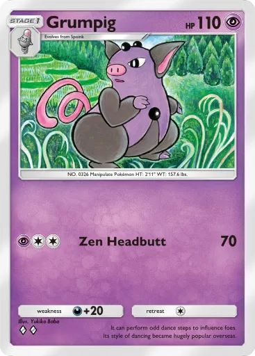Grumpig - CelestialGuardians - Pokémon Pocket Card