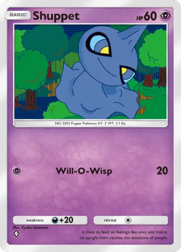 Shuppet - CelestialGuardians - Pokémon Pocket Card