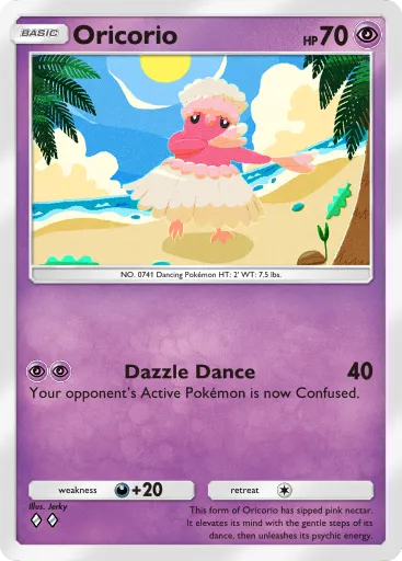 Oricorio - CelestialGuardians - Pokémon Pocket Card