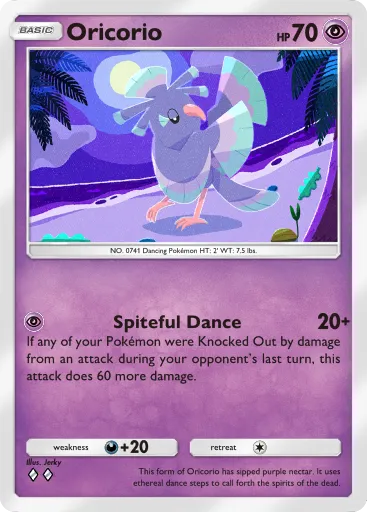 Oricorio - CelestialGuardians - Pokémon Pocket Card