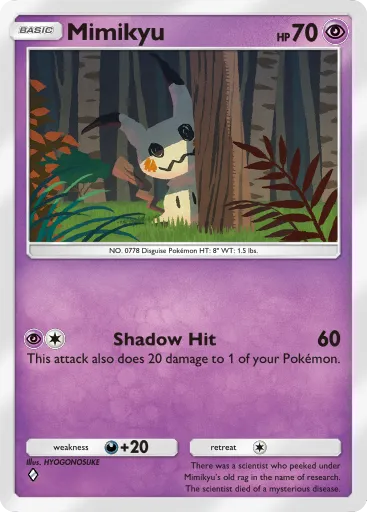 Mimikyu - CelestialGuardians - Pokémon Pocket Card