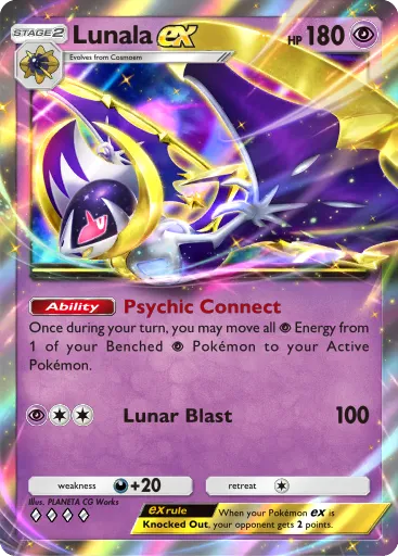 Lunala ex - CelestialGuardians - Pokémon Pocket Card