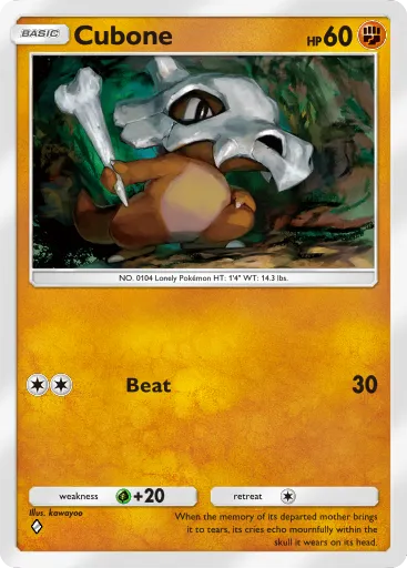 Cubone - CelestialGuardians - Pokémon Pocket Card