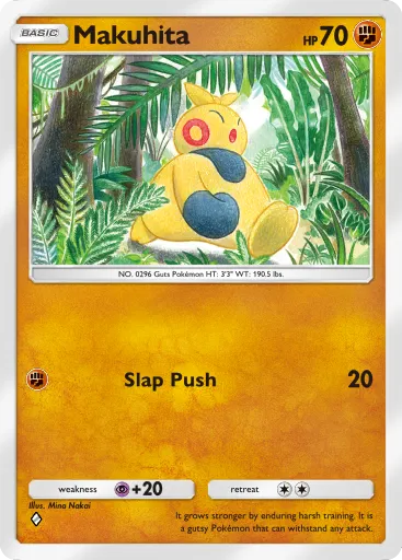 Makuhita - CelestialGuardians - Pokémon Pocket Card