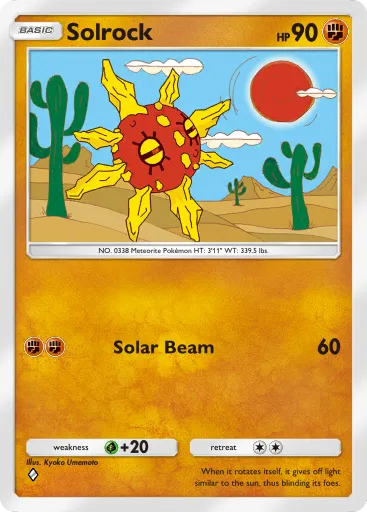 Solrock - CelestialGuardians - Pokémon Pocket Card