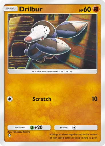 Drilbur - CelestialGuardians - Pokémon Pocket Card