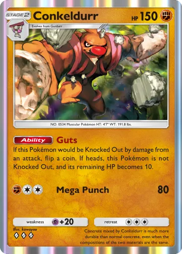 Conkeldurr - CelestialGuardians - Pokémon Pocket Card