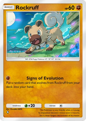 Rockruff - CelestialGuardians - Pokémon Pocket Card