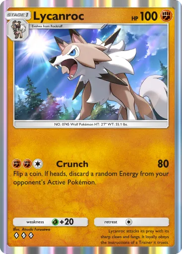 Lycanroc - CelestialGuardians - Pokémon Pocket Card