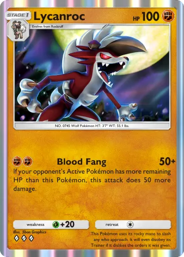 Lycanroc - CelestialGuardians - Pokémon Pocket Card