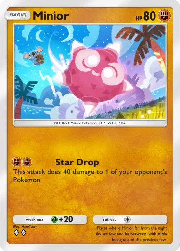 Minior - CelestialGuardians - Pokémon Pocket Card