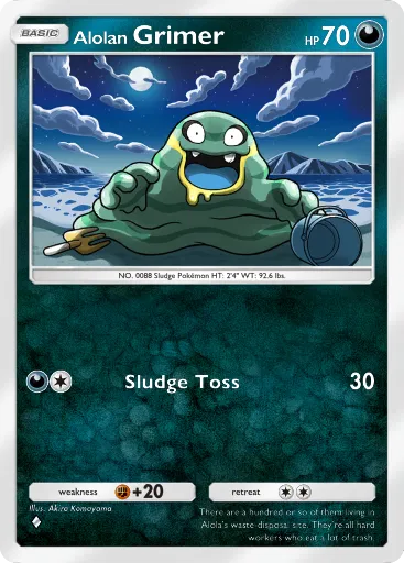Alolan Grimer - CelestialGuardians - Pokémon Pocket Card