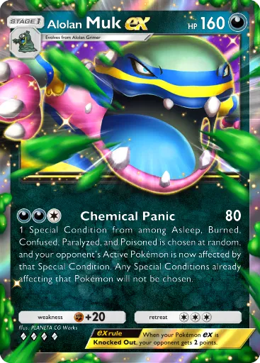 Alolan Muk ex - CelestialGuardians - Pokémon Pocket Card